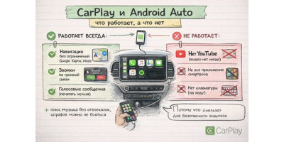 CarPlay и Android Auto: что реально умеют, а что миф (карты, мессенджеры, видео, голос)